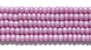 11SB696-AR: CZ Seed Bead Silk Dark Pink/violet 11/0-1HK