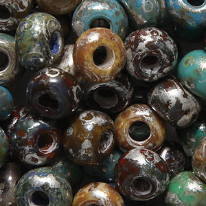 31SB5699R: CZ Seed Bead Primitive Mix Luster 50gm 31/0-50GM