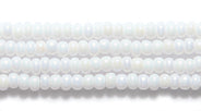 11SB512R: CZ Seed Bead Chalk White AB 11/0-1HK