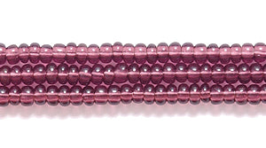11SB299R: CZ Seed Bead Trans Deep Amethyst 11/0-1HK