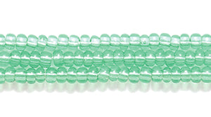11SB282R: CZ Seed Bead Trans Peridot Green 11/0-1HK
