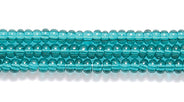 11SB287R: CZ Seed Bead Trans Emerald 11/0-1HK
