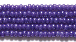 10SB698-DYR: CZ Seed Bead Dyed Purple On Alabaster 10/0-1HK