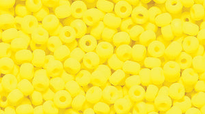 12SK122-MR: Japanese Opaque MED Yellow Matte 12/0 50GM