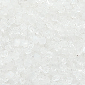 11SV212-CR: Vin VEN Clear#1 Hex Cut 11/0 50GM