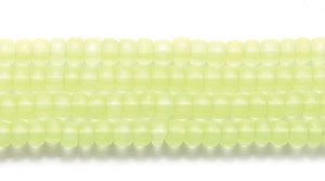 10SB622-NTR: CZ Seed Bead Neon Yellow On Crystal 10/0-1HK