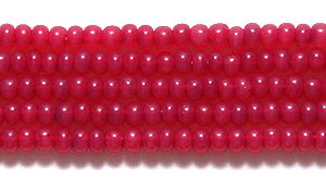 11SB944R: CZ Seed Bead Silk Rhubarb 11/0-1HK