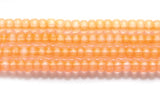 10SB638-NTR: Czech Seed Bead Neon Orange On Crystal 10/0 - 1 Hank