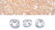 74SB751 TAR: CZ Twin 2-H SB Terra Champagne Pearl Lined 50GM