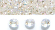 74SB412 ABR: CZ Twin 2-H Silverlined Crystal AB 2.5x5mm 50GM