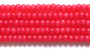 10SB993R: CZ Seed Bead Dyed Pink 10/0-1HK