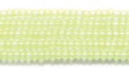 11SB622-NTR: CZ Seed Bead Neon Yellow On Crystal 11/0-1HK