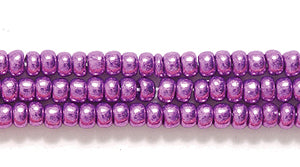 10SB898R: CZ Seed Bead Metallic Purple 10/0-1HK