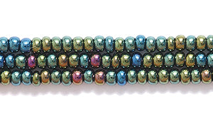 11SB588R: CZ Seed Bead Green Iris 11/0-1HK
