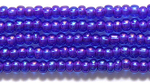 10SB598-CLR: CZ Seed Bead Color lined Blue Amethyst 10/0-1HK
