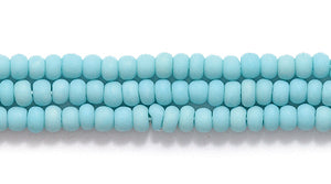 11SB585-MR: CZ Seed Bead Turquoise Green ABMatte 11/0-1HK