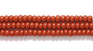 11SB152R: CZ Seed Bead Op LT Brown 11/0-1HK