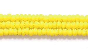 11SB122-MR: CZ Seed Bead Op LT Yellow Matte 11/0-1HK