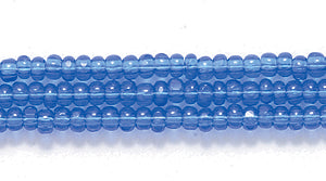 11SB274-CR: CZ Seed Bead True Cut Trans Sapphire 11/-1HK