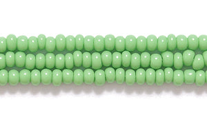 11SB183R: CZ Seed Bead Op MED Green 11/0-1HK