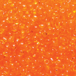 10SV232-3R: Vin VEN TRNS Orange #3 SQ-HOLE 10/0 50GM
