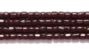 9SC156R: CZ Seed Bead 3-cut DK Brown 9/0-1HK