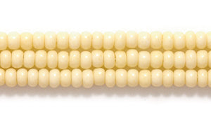 10SB151R: CZ Seed Bead Opaque Tan Effect 10/0-1HK
