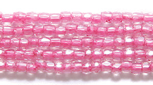 9SC793-TAR: CZ Seed Bead 3-cut Terra DK Pink Lined 9/0-1HK