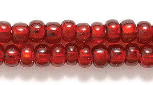 6SB446R: CZ Seed Bead SIL-Line Garnet 6/0-6STR