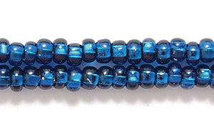 8SB469R: CZ Seed Bead SIL-Line Montana Blue 8/0-1HK