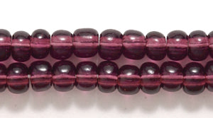 6SB299R: CZ Seed Bead Trans Deep Amethyst 6/0-6STR