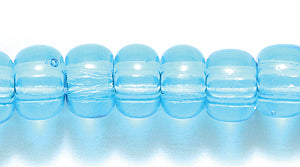 1SB266R: CZ Seed Bead Trans Aqua 1/0 - 1 STR