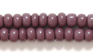 6SB198R: CZ Seed Bead Opaque DK Purple 6/0-6STR