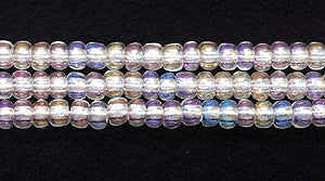 10SB512-TR: CZ Seed Bead Trans Crystal AB 10/0-1HK