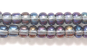 6SB505-TR: CZ Seed Bead Trans Grey AB 6/0-6STR