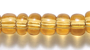 1SB254R: CZ Seed Bead Trans Topaz 1/0 - 1 STR