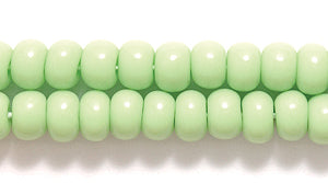 6SB181R: CZ Seed Bead Opaque Lime Green 6/0-6STR