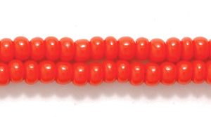 8SB142R: CZ Seed Bead Opaque LT Red 8/0-1HK