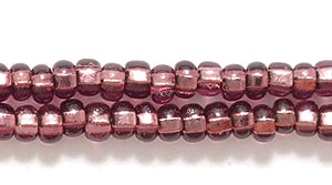 8SB498R: CZ Seed Bead SIL-Line Amethyst 8/0-1HK