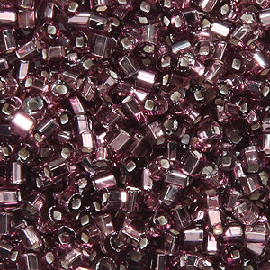 2SV6496R: Vin VEN BB SIL-Line Lt Amethyst SQ-HOLE 2mm 50GM