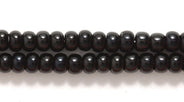 8SB109R: CZ Seed Bead Opaque Black 8/0-1HK