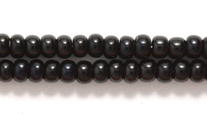 8SB109R: CZ Seed Bead Opaque Black 8/0-1HK