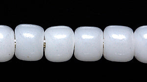 1SB210R: Seed Bead White Opal 1/0 - 1 STR