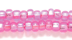 6SB494-DYR: CZ Seed Bead SIL-Line Dyed Dark Pink 6/0-6STR