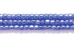 9SC378-TR: CZ Seed Bead 3-cut Trans Cobalt Luster 9/0-1HK