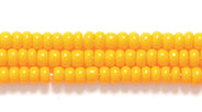 10SB132R: CZ Seed Bead Opaque LT Orange 10/0-1HK