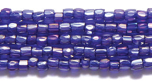 9SC578-TR: CZ Seed Bead 3-cut Trans Cobalt AB 9/0-1HK
