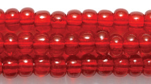 6SB246R: CZ Seed Bead Trans Garnet 6/0-6STR