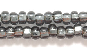 6SB405R: CZ Seed Bead Silverlined Grey 6/0-6STR