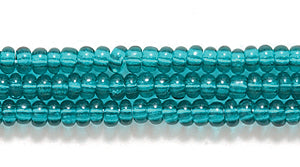 10SB287R: CZ Seed Bead Trans Emerald 10/0-1HK